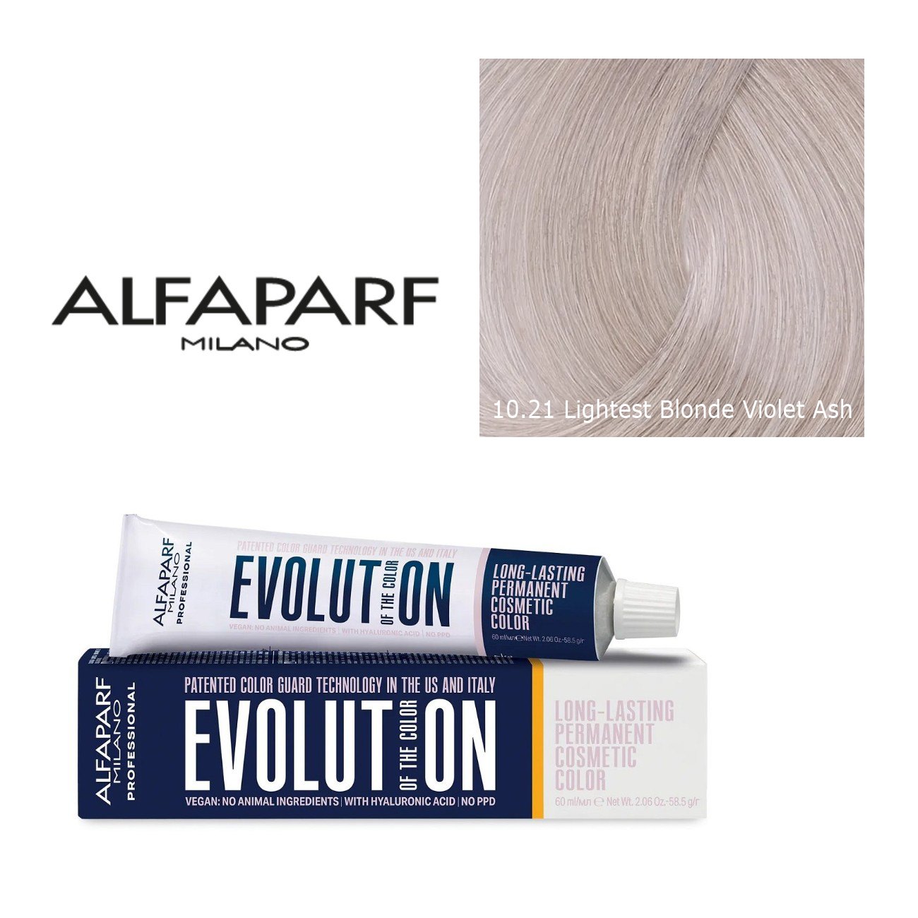 Alfaparf Milano Evolution Permanent Hair Color 10.21