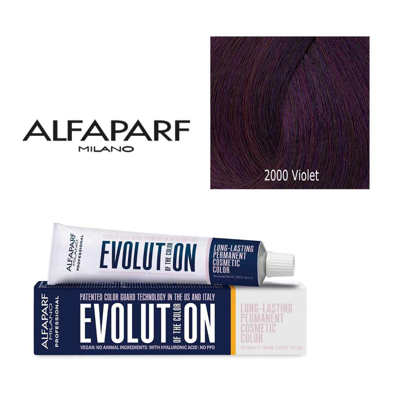 Alfaparf Milano Evolution Permanent Hair Color 2000