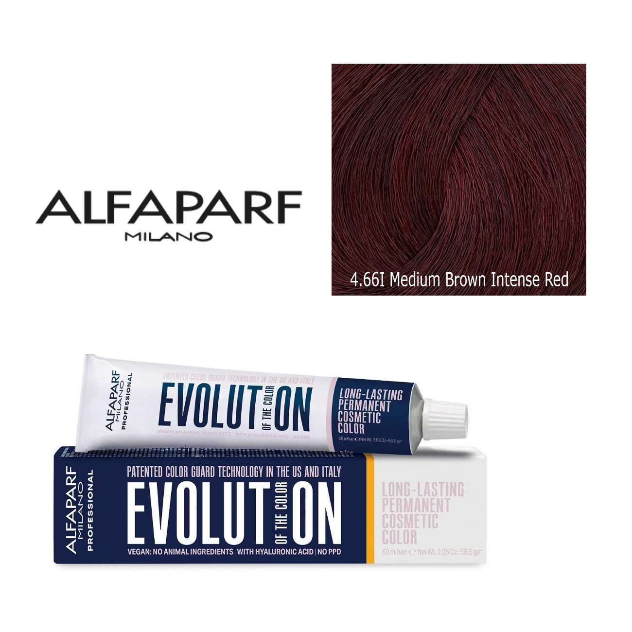Alfaparf Milano Evolution Permanent Hair Color 4.66I