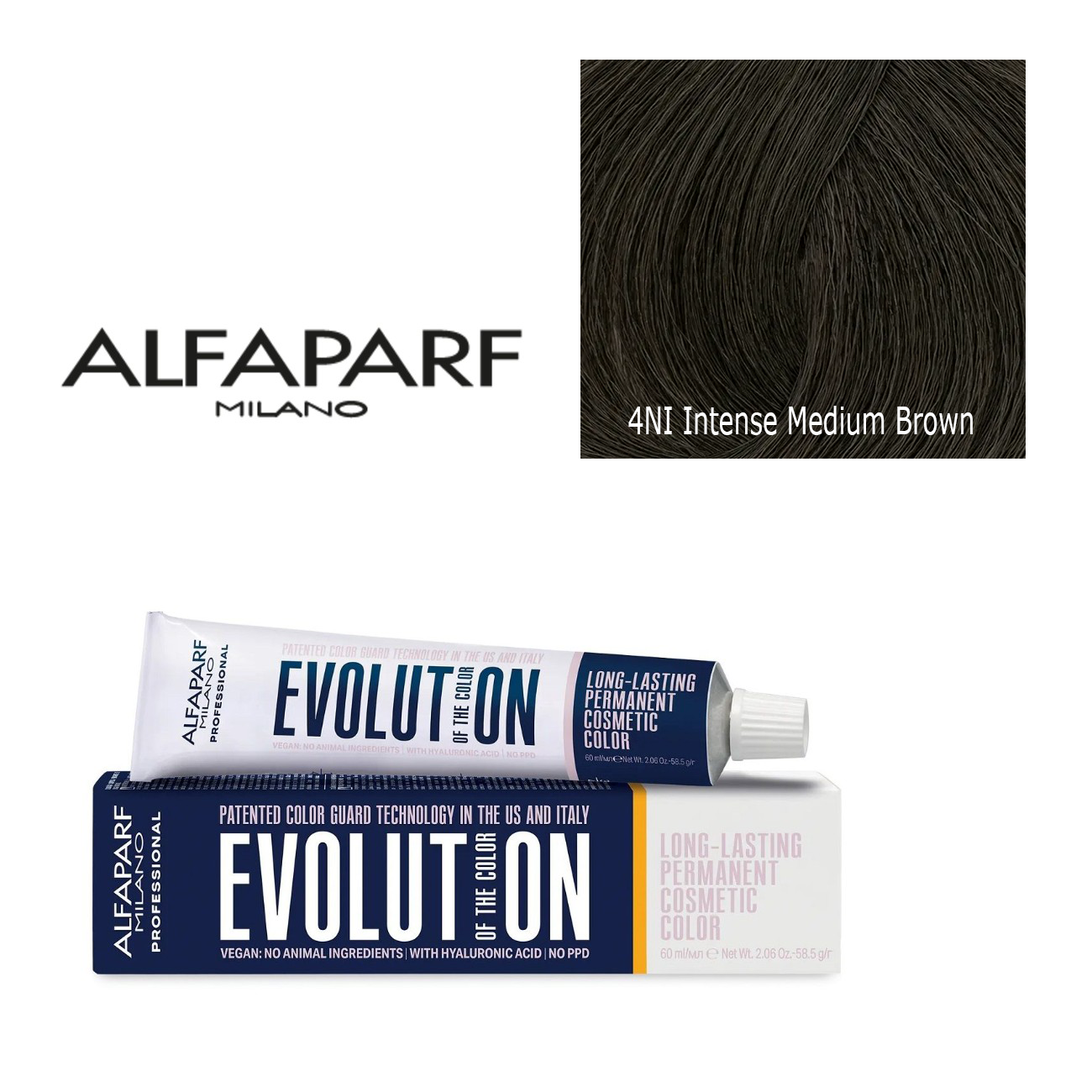 Alfaparf Milano Evolution Permanent Hair Color 4NI