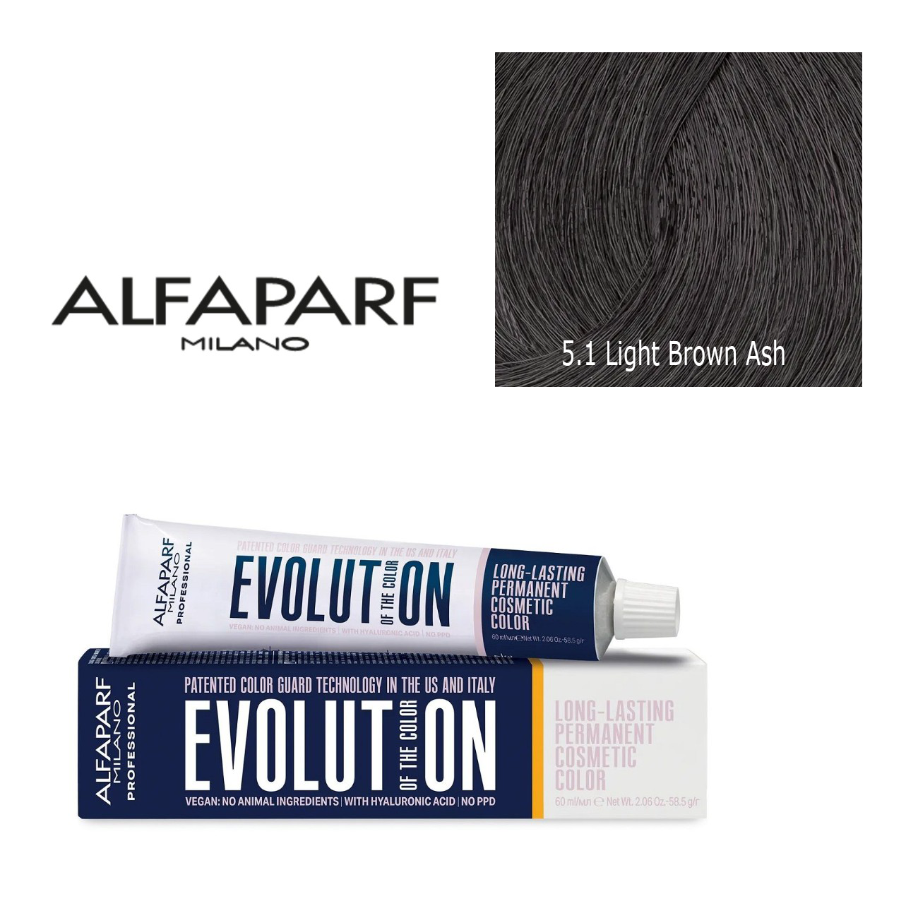 Alfaparf Milano Evolution Permanent Hair Color 5.1