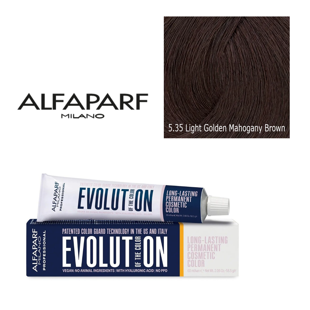 Alfaparf Milano Evolution Permanent Hair Color 5.35