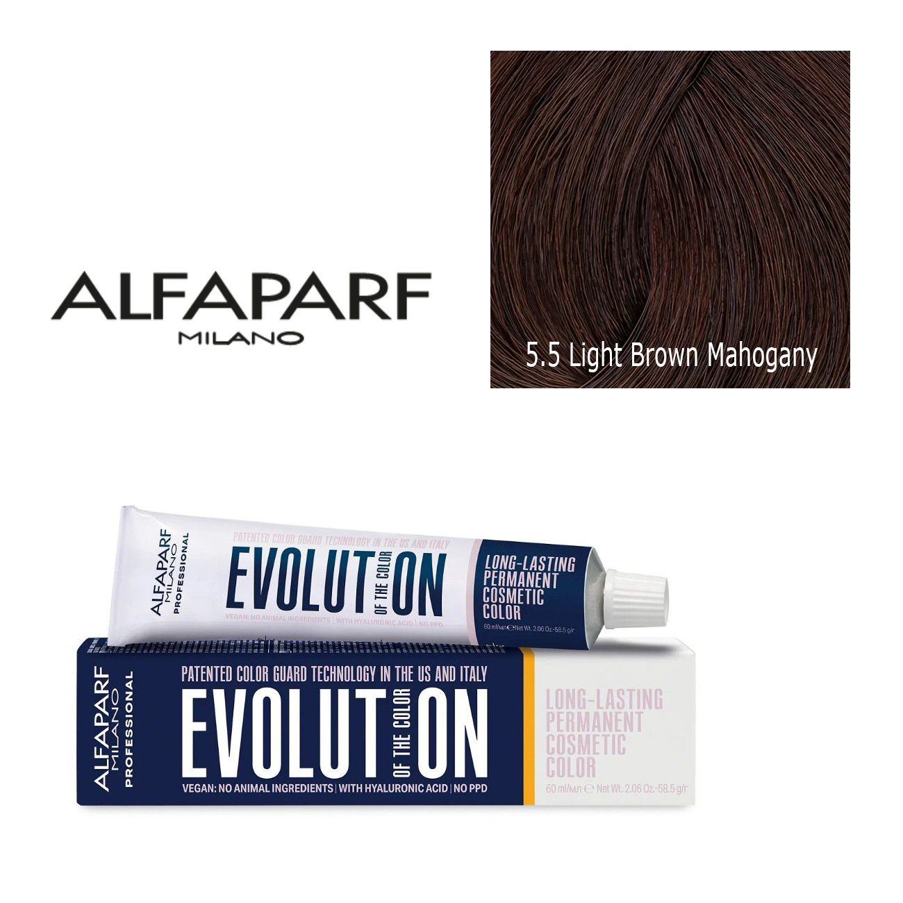 Alfaparf Milano Evolution Permanent Hair Color 5.5