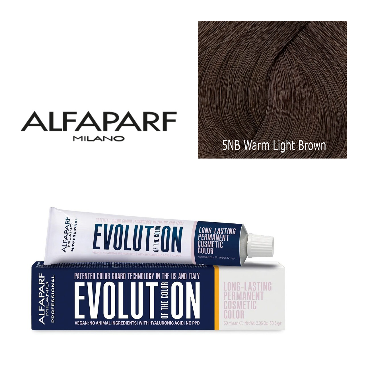 Alfaparf Milano Evolution Permanent Hair Color 5NB