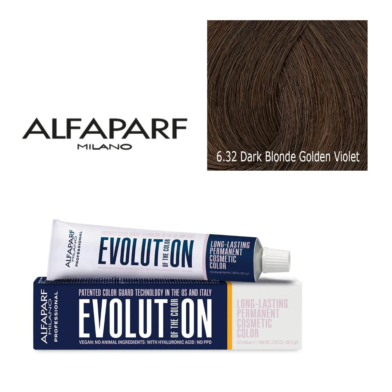 Alfaparf Milano Evolution Permanent Hair Color 6.32