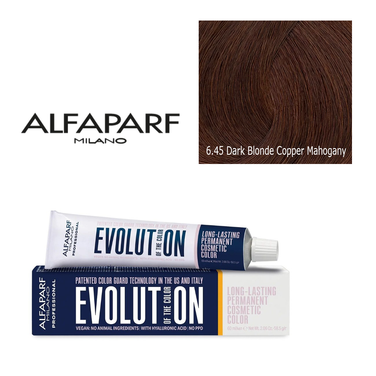 Alfaparf Milano Evolution Permanent Hair Color 6.45