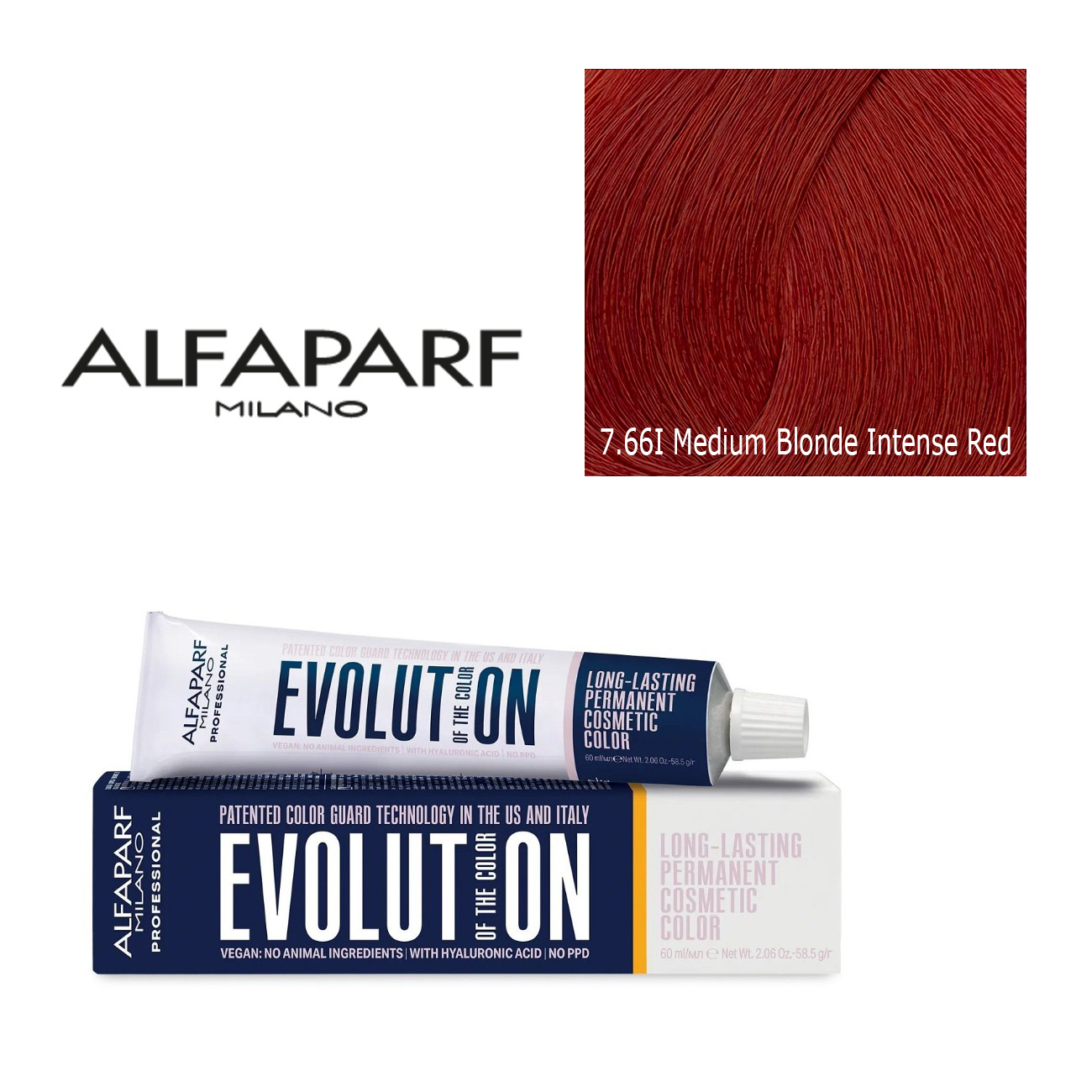Alfaparf Milano Evolution Permanent Hair Color 7.66I