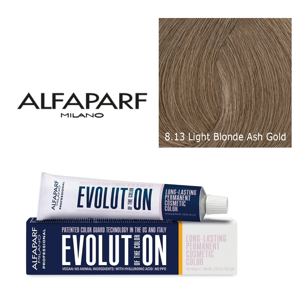 Alfaparf Milano Evolution Permanent Hair Color 8.13