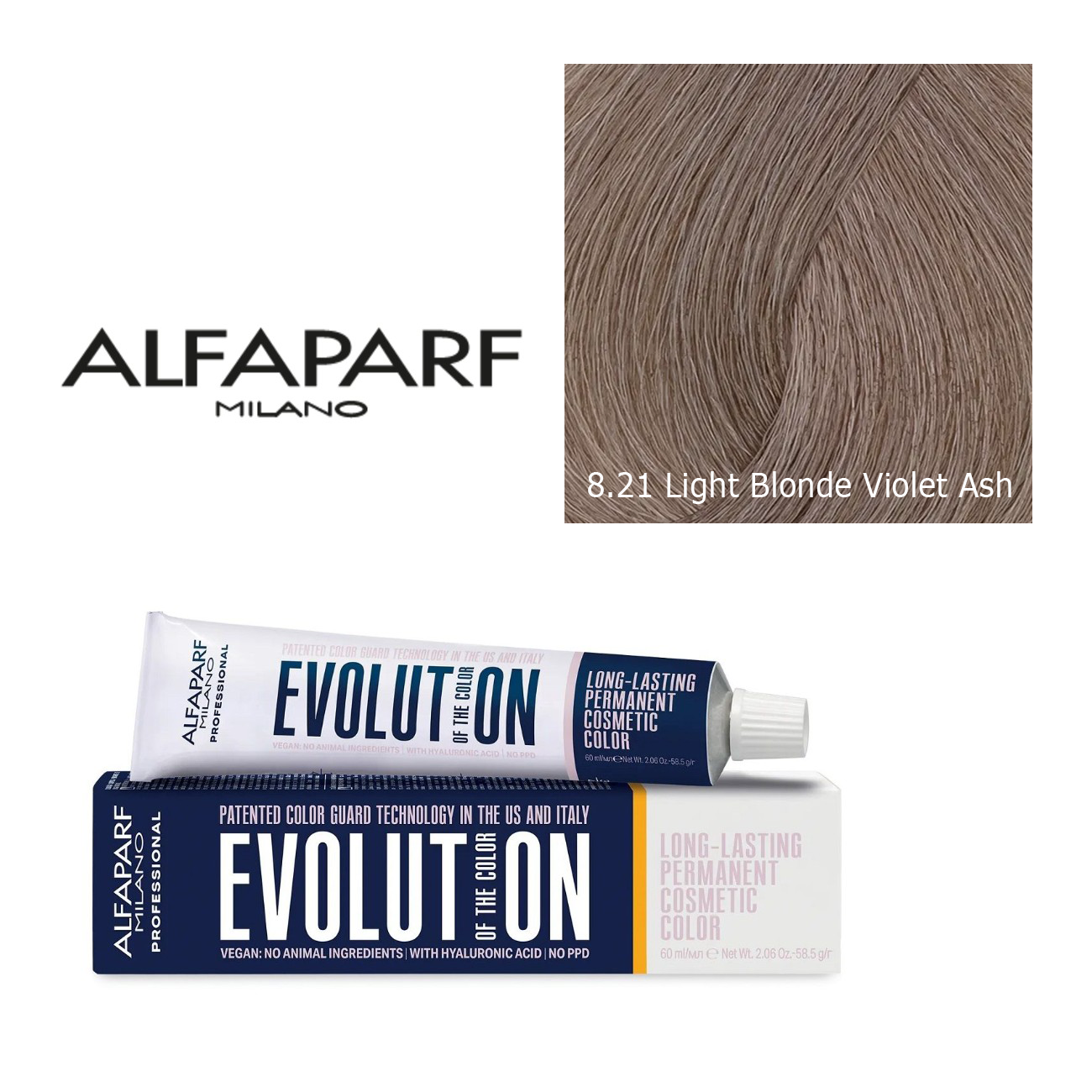 Alfaparf Milano Evolution Permanent Hair Color 8.21