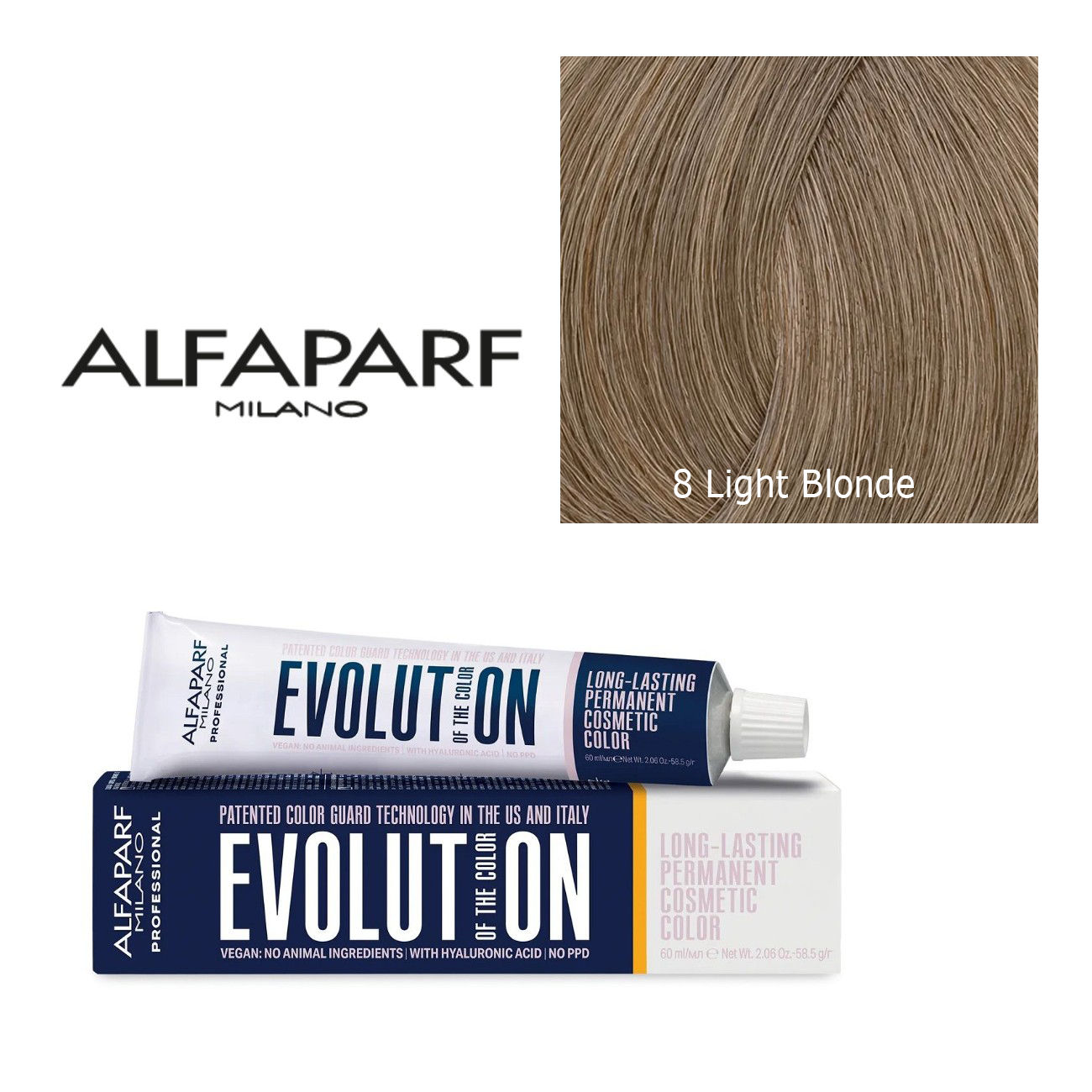 Alfaparf Milano Evolution Permanent Hair Color 8