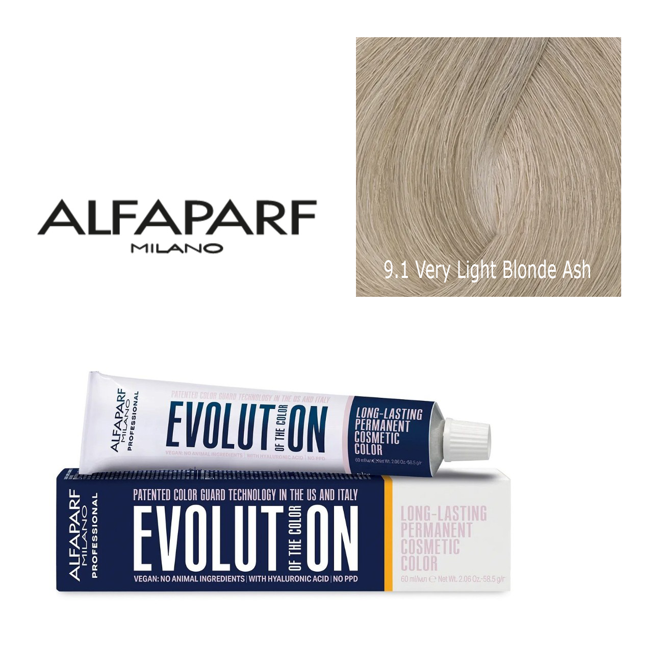 Alfaparf Milano Evolution Permanent Hair Color 9.1