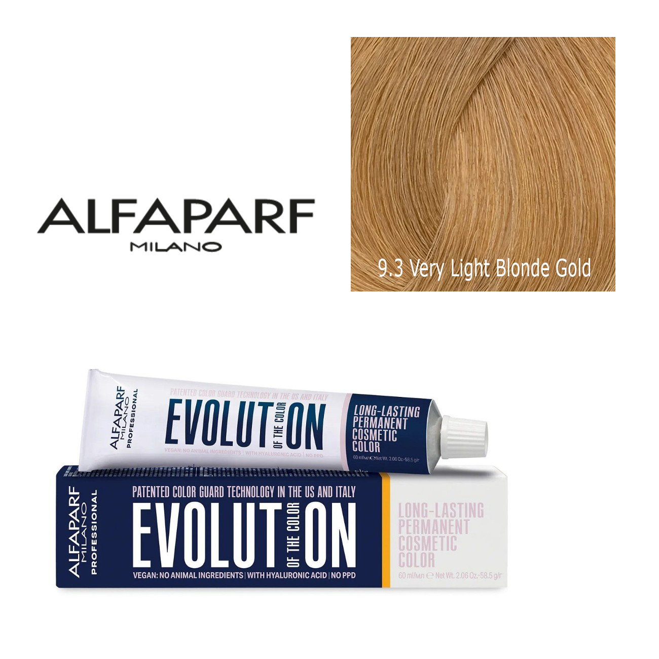 Alfaparf Milano Evolution Permanent Hair Color 9.3
