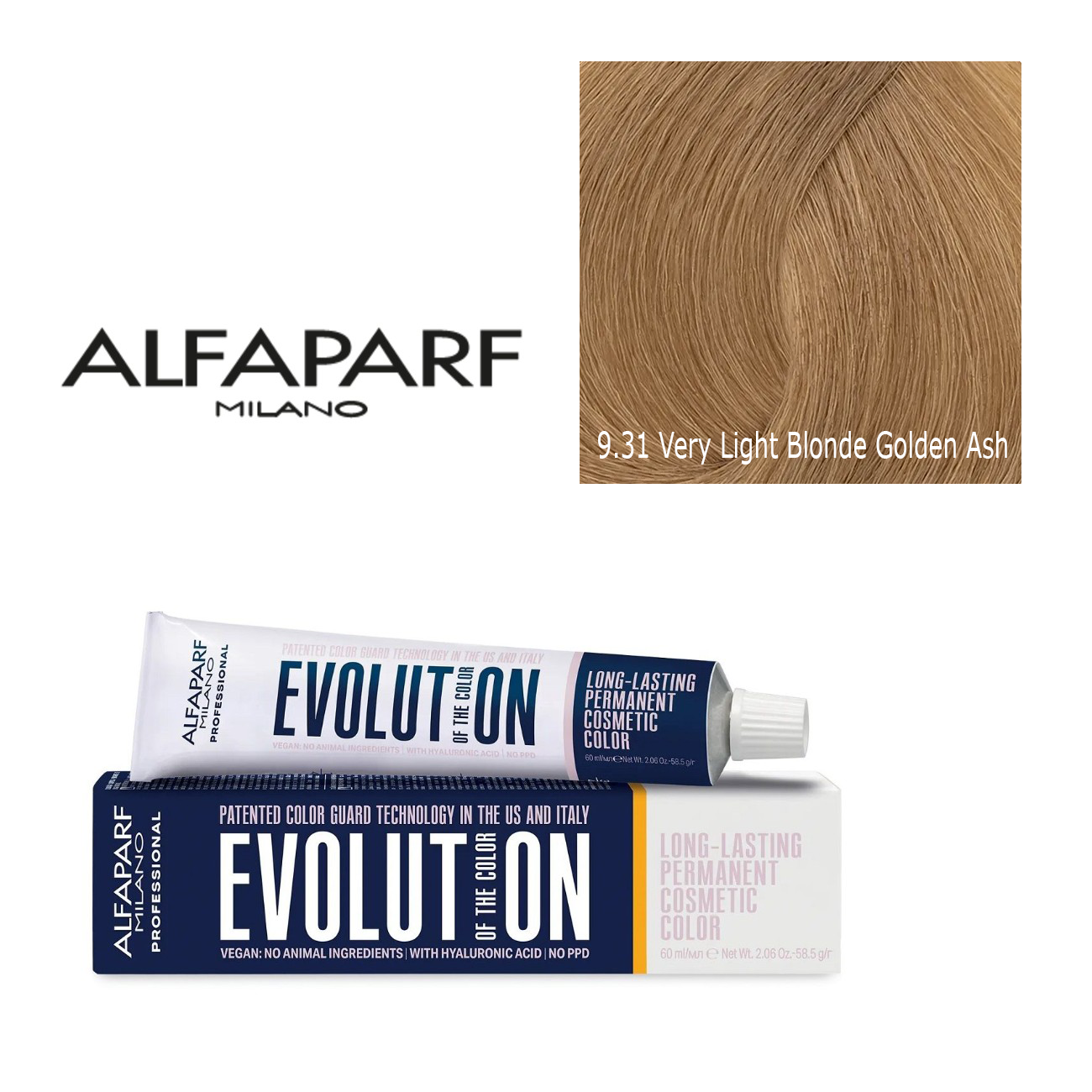 Alfaparf Milano Evolution Permanent Hair Color 9.31